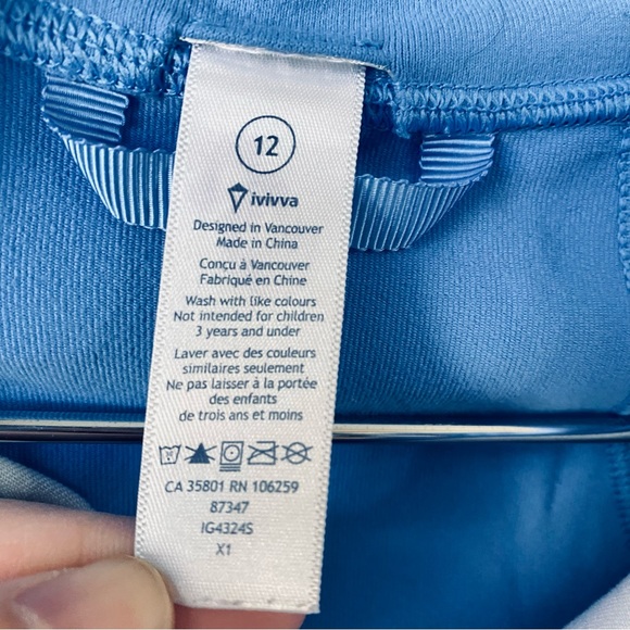 Iviva Long Sleeve Front Zip Sweatshirt Size 12 - Picture 6 of 7